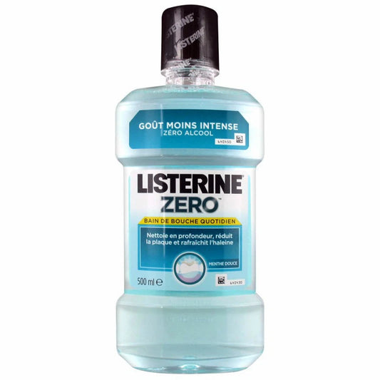 Listerine Zero Alcool Difesa Denti Collutorio 500 Ml Antibatterico Mentolo Eucalipto