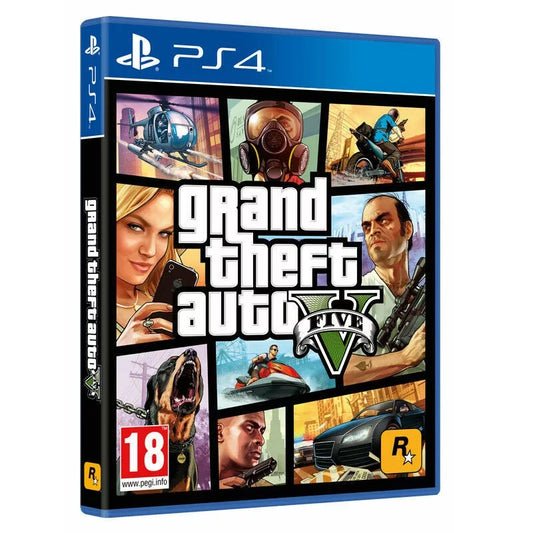 Videogioco GTA 5 PS4 Italiano Grand Theft Auto EU PlayStation 4 GTA V Nuovo PS5