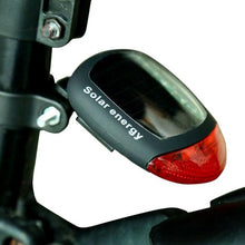 Luce Led Ad Energia Solare Faro Posteriore Bici Fanale Attacco Universale Rosso