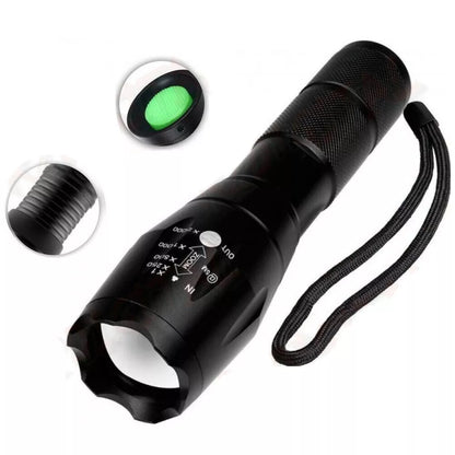 Torcia Tattica Militare Led T6 100000 Lumen Bici Zoom Luce Ricaricabile Lanterna