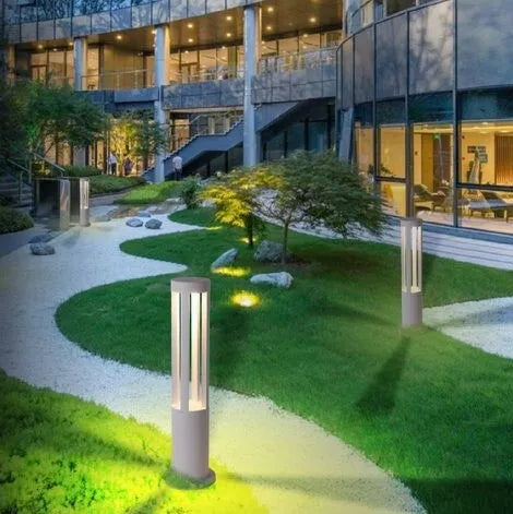 Lampione Giardino Lampada 12w Led Terra Esterno Lampioncino Bianco Caldo Es28