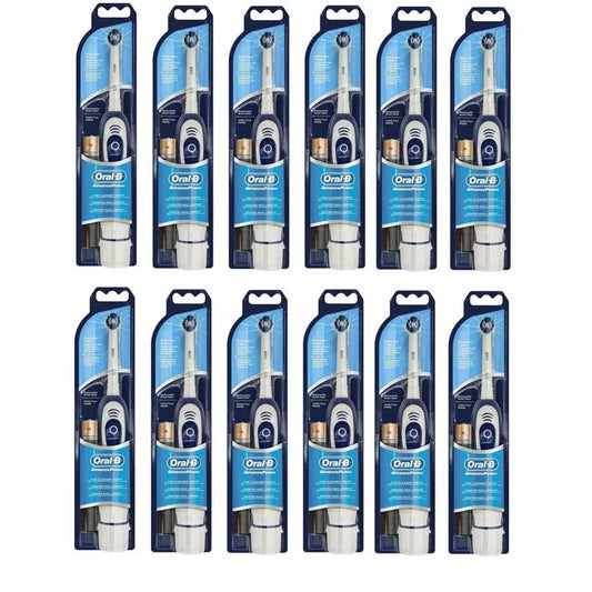 12pz Spazzolino Elettrico Oral-B Advance Power A Batterie + 2 Stilo Aa Incluse Braun