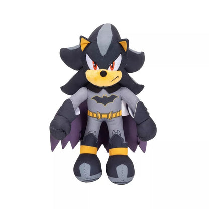 Jakks Pacific: Peluche - Dc x Sonic the Hedgehog - Shadow "the Batman" - Pupazzo Figure Plush 23cm