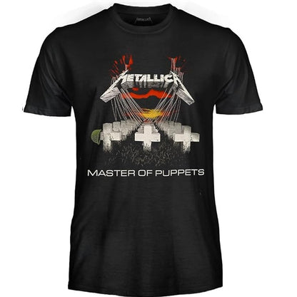 PROBITY - T-Shirt Metallica - Master of Puppets – Maglietta Rock Ufficiale Band Heavy Metal – Maglia (Tg. M)
