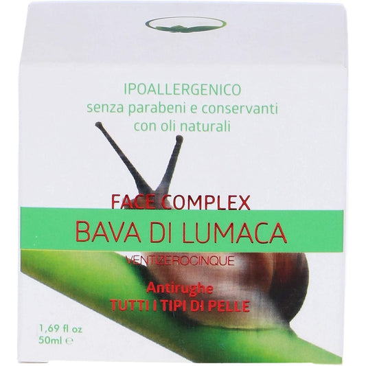 Crema Viso Face Complex Antirughe Bava Di Lumaca Per Tutti Tipi Di Pelle E Rughe