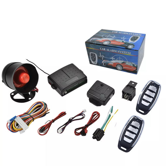 Kit Allarme Antifurto Auto Universale Furgone Camper 2 Telecomandi Antirapina