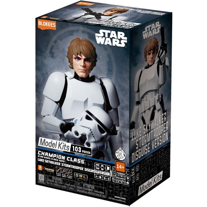 Blokees Star Wars - Champion Class 04 - Luke Skywalker Stormtrooper Disguise - Model Kit - Action Figure 75804