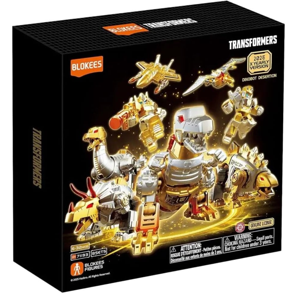 Blokees - Transformers - Model Kit - Limited Edition Gold Series 3 - Dinobot Desertion - (1PZ RANDOM) - Action Figure 71193