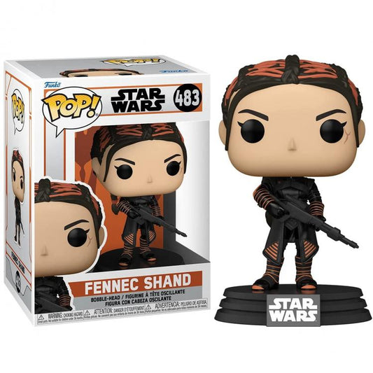 Funko Pop ! Star Wars Mandalorian - Fennec Shand (483) Vinyl Figure 9Cm Sw Nuovo
