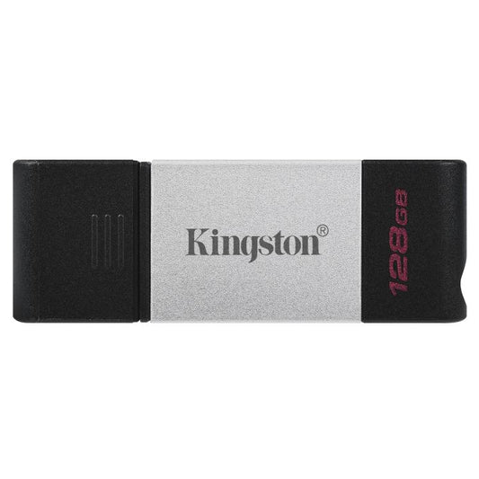 Kingston Pendrive 128Gb Otg Dt80/128Gb Usb Type C 3.2 Silver Chiavetta Usb