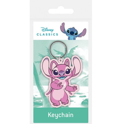 Pyramid Portachiavi Disney Classics Lilo & Stitch (Angel Smile) - Keychain In Gomma