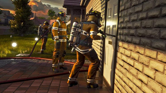 Firefighting Simulator The Squad - Playstation 4 - Copertina Eu Gioco Ita Ps5 Up