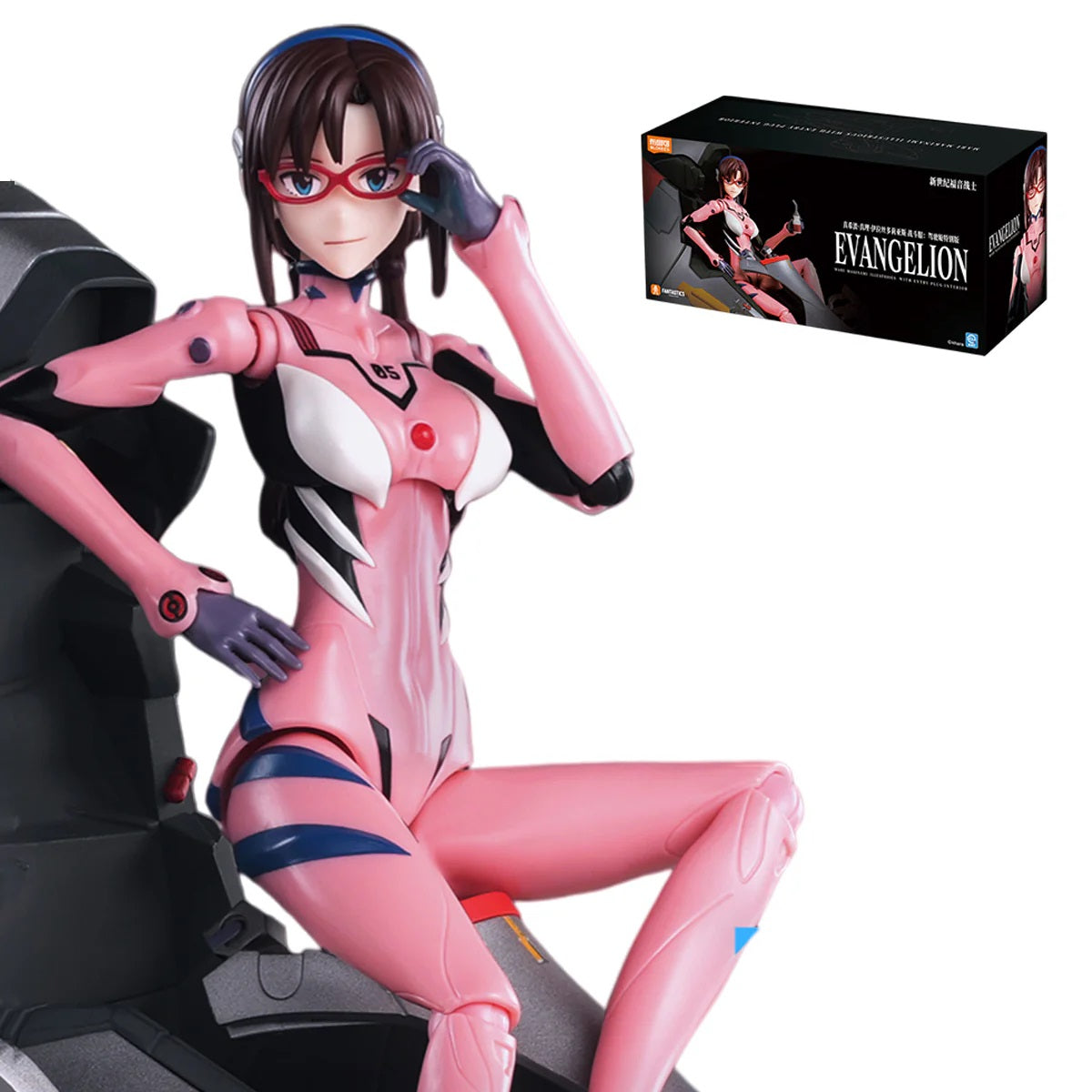 Blokees Evangelion : Model Kit - Fantastic Series (Mari Makanami w/Entry Interior) Action Figure 73573