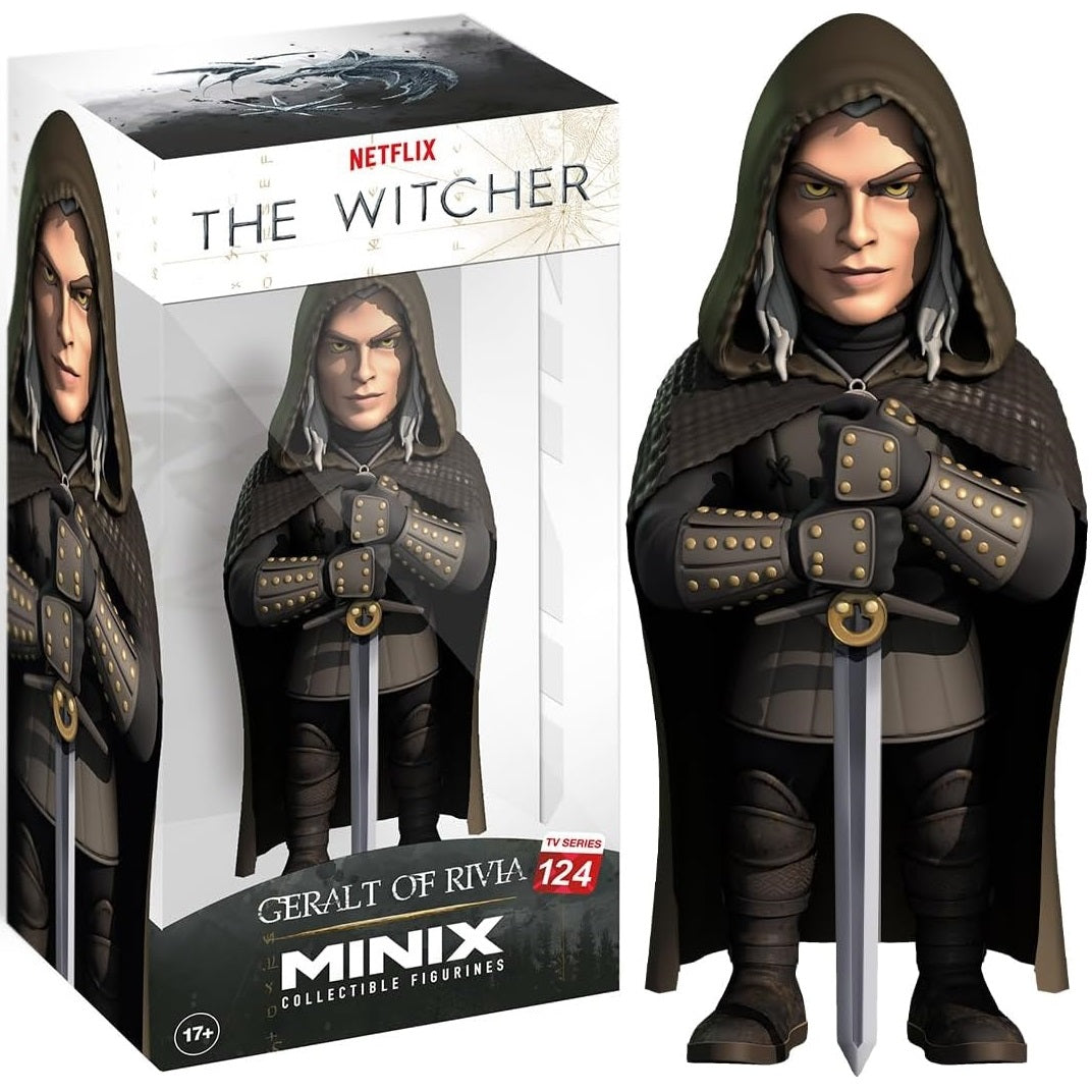 Minix: Netflix The Witcher (124) Geralt Of Rivia S3 Figure 12Cm Statuetta PVC