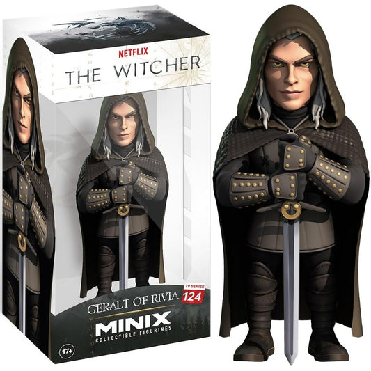 Minix: Netflix The Witcher (124) Geralt Of Rivia S3 Figure 12Cm Statuetta PVC