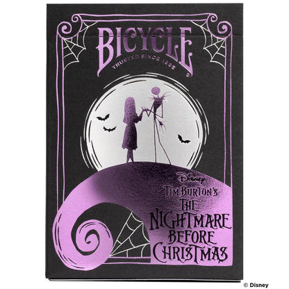 Bicycle - Disney (The Nightmare Before Christmas) - TNBC - Playing Cards - Mazzo di Carte da Collezione, Poker, Magia e Cardistry basato sul famoso film di Animzione Disney (Lo Strano Natale di Mr Jack Skellington)