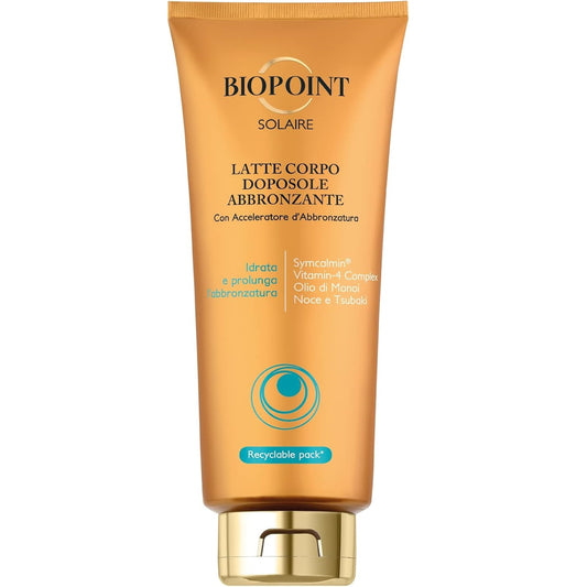 Biopoint Solaire - Latte Corpo Doposole Abbronzante Idratante Body Milk Tanning