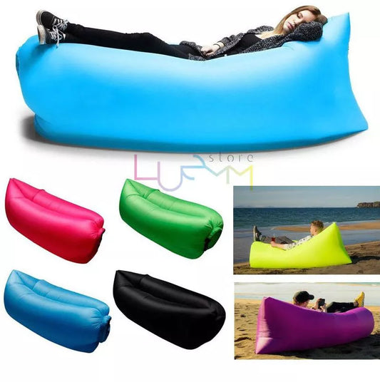 Lettino Gonfiabile Mare Sacco Divano Banana Letto Ad Aria Sofa Sdraio Materasso
