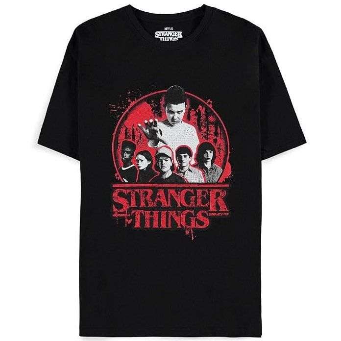 Difuzed - T-Shirt Stranger Things - Maglietta Personaggi Stranger Things - Maglia (Tg. XL)
