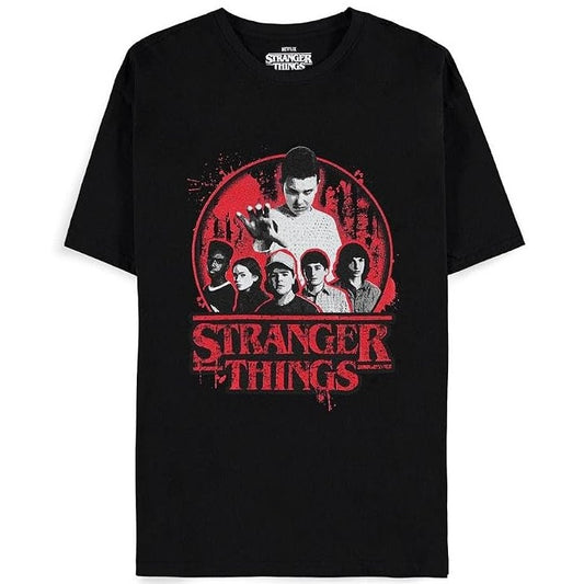 Difuzed - T-Shirt Stranger Things - Maglietta Personaggi Stranger Things - Maglia (Tg. XL)