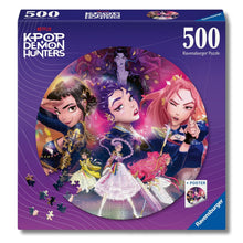 Ravensburger - Puzzle 500 Pezzi KPop Demon Hunter - Puzzle + Poster Incluso