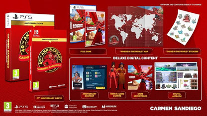 Carmen Sandiego: 40th Anniversary Edition Playstation 5 Eu Videogioco PS5 Ita