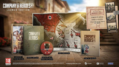 COMPANY OF HEROES 3 LAUNCH EDITION METAL CASE PC GIOCO FISICO PAL ITALIANO DVD