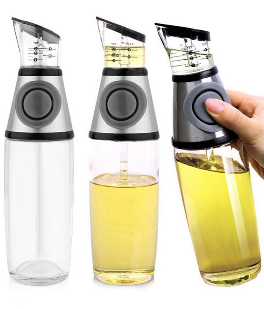 Dispenser Olio Aceto Dosatore Tappo Salvagoccia Oliera Vetro Per Cucinare Casa
