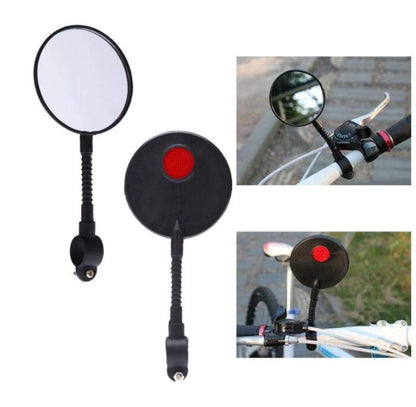 2pz SPECCHIETTO BICI RETROVISORE CATARIFRANGENTE SPECCHIO PER BICICLETTA |xc1625