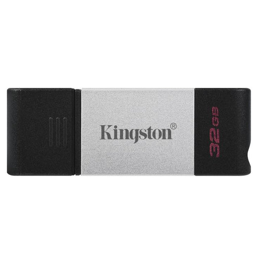 Kingston Pendrive 32Gb Otg Dt80/32Gb Usb Type C 3.2 Silver Argento Chiavetta Usb