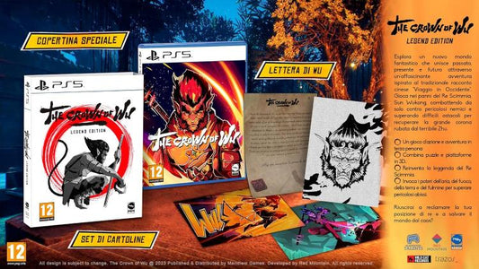 The Crown Of Wu - Legend Edition Ps5 Gioco Eu Italiano Playstation 5 Nuovo Ita