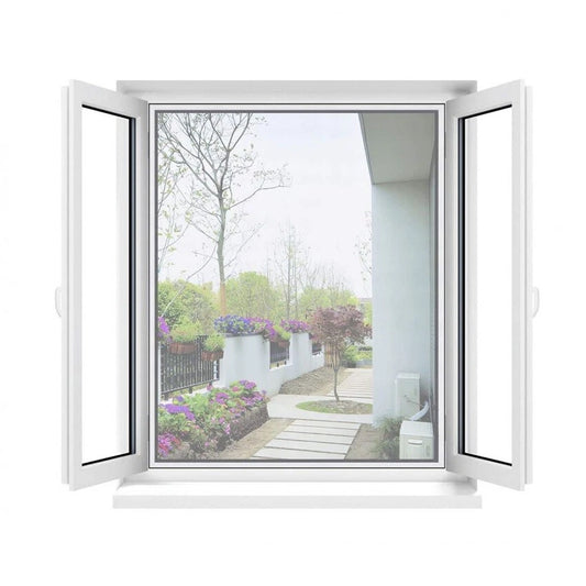 Zanzariera 150x220 Per Finestre A Rete Strappo Biadesivo Tenda Universale Bianco