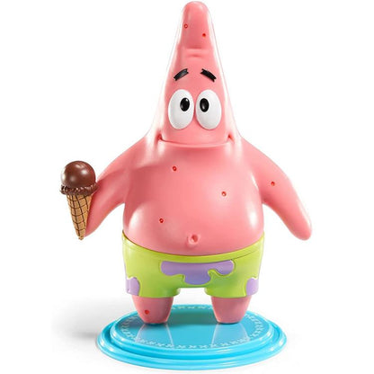 BENDYFIGS - SPONGEBOB SQUAREPANTS (PATRICK) STAR FIGURE WITH DISPLAY STAND GIOCO