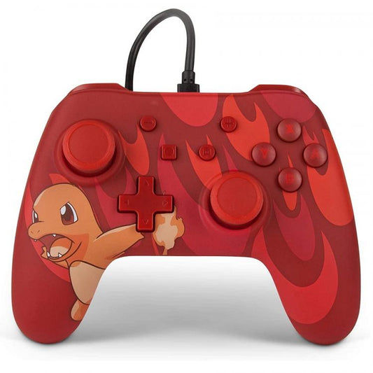 Powera Wired Controller Nintendo Switch Charmander Pokemon Rosso Joystick Red