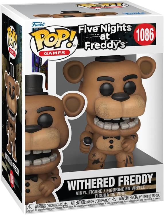 Funko Pop ! Games Fnaf - (1086) Withered Freddy Figure Vinyl 9Cm