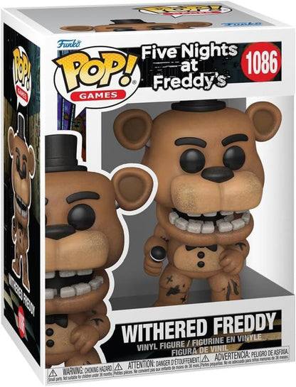 Funko Pop ! Games Fnaf - (1086) Withered Freddy Figure Vinyl 9Cm