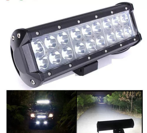 Faro Supplementare Profondita' Per Auto Fuoristrada 12v 18 Led 54w Ip68 Barca