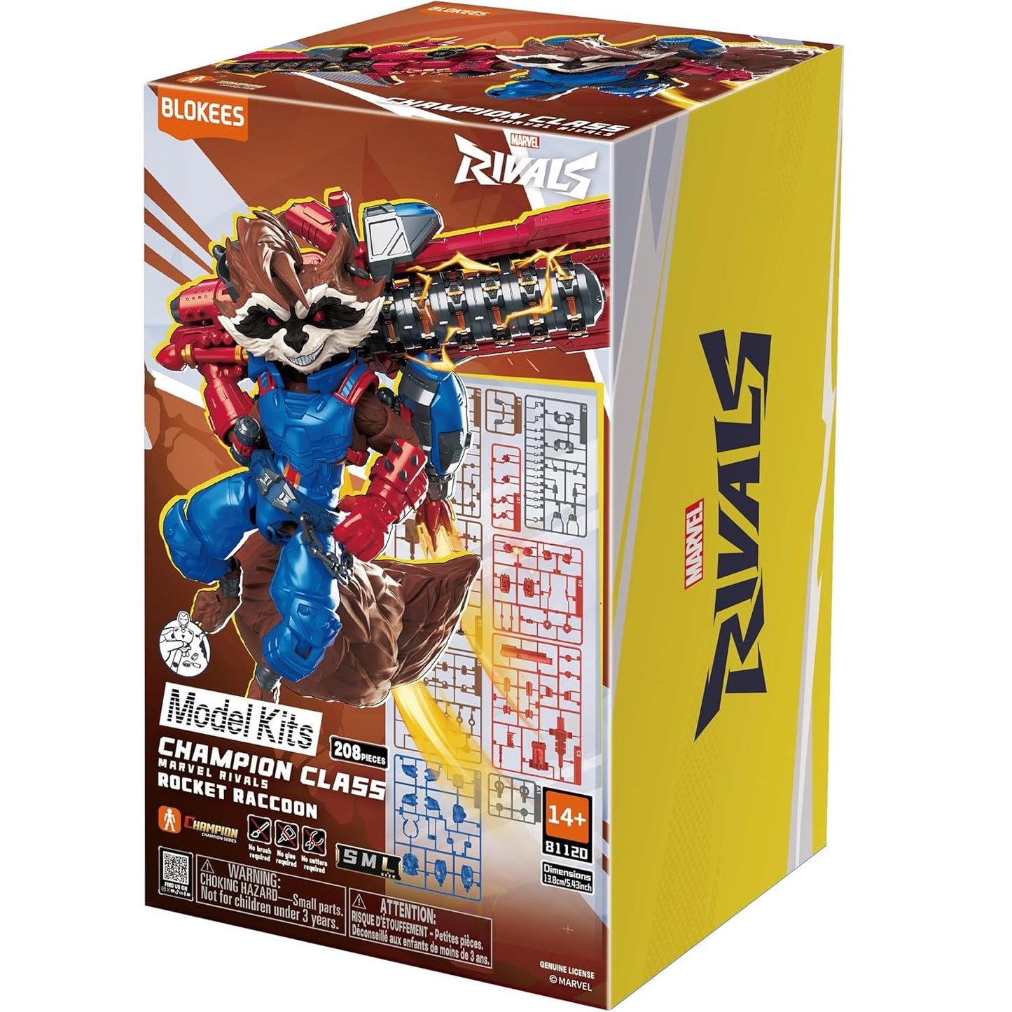 Blokees - Marvel Rivals: Model Kit - Champion Class 08 (Rocket Raccoon) Action Figure 81120