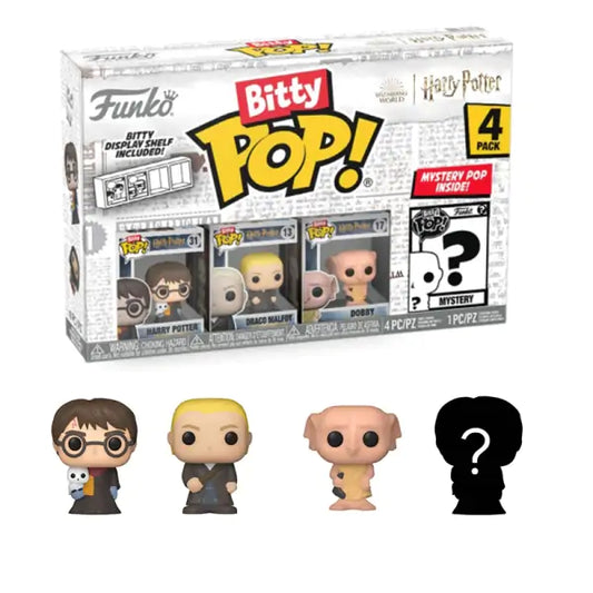 Funko Bitty Pop ! Con Mistery Pop Harry Potter 4 Pz Nuovo (31, 13, 17, Mystery)