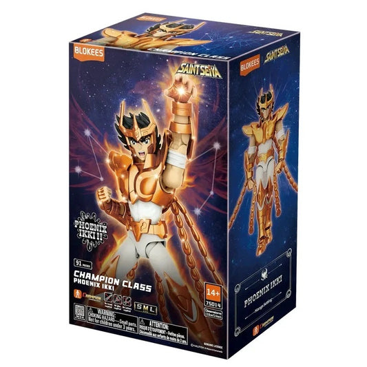 Blokees Saint Seiya: Model Kit Champion Class 12 (Phoenix Ikki) Action Figure Cavalieri Dello Zodiaco 75014 Fenice
