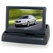 Monitor A Scomparsa 4.3" Pollici Per Telecamera Retromarcia Parcheggio Auto