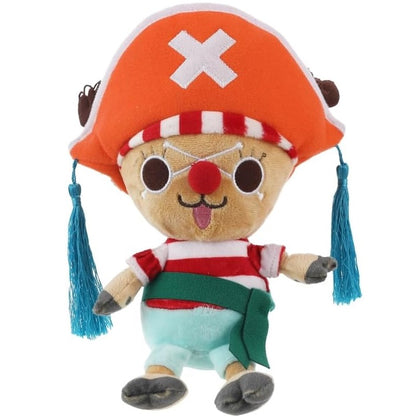 Peluche One Piece Chopper X Buggy 20 Cm Pupazzo Op Plush Sakami Merchandise