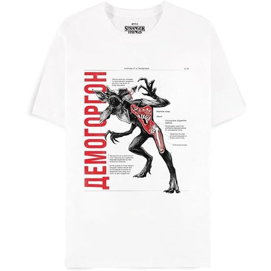 Difuzed - T-Shirt Stranger Things - Maglietta Anatomy of a Demogorgon Stranger Things - Maglia (Tg. XL)