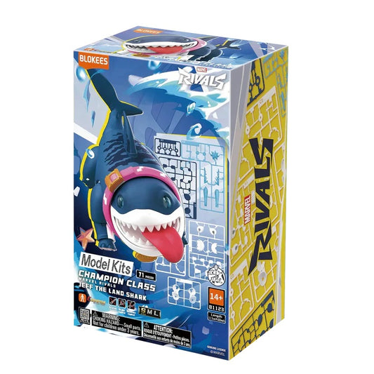 Blokees - Marvel Rivals: Model Kit - Champion Class 12 (Jeff the Land Shark) Action Figure 81123
