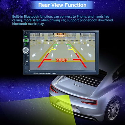 Autoradio 2 Din 7" Bluetooth MP5 Stereo Touchscreen USB SD AUX FM RADIO - NO GPS