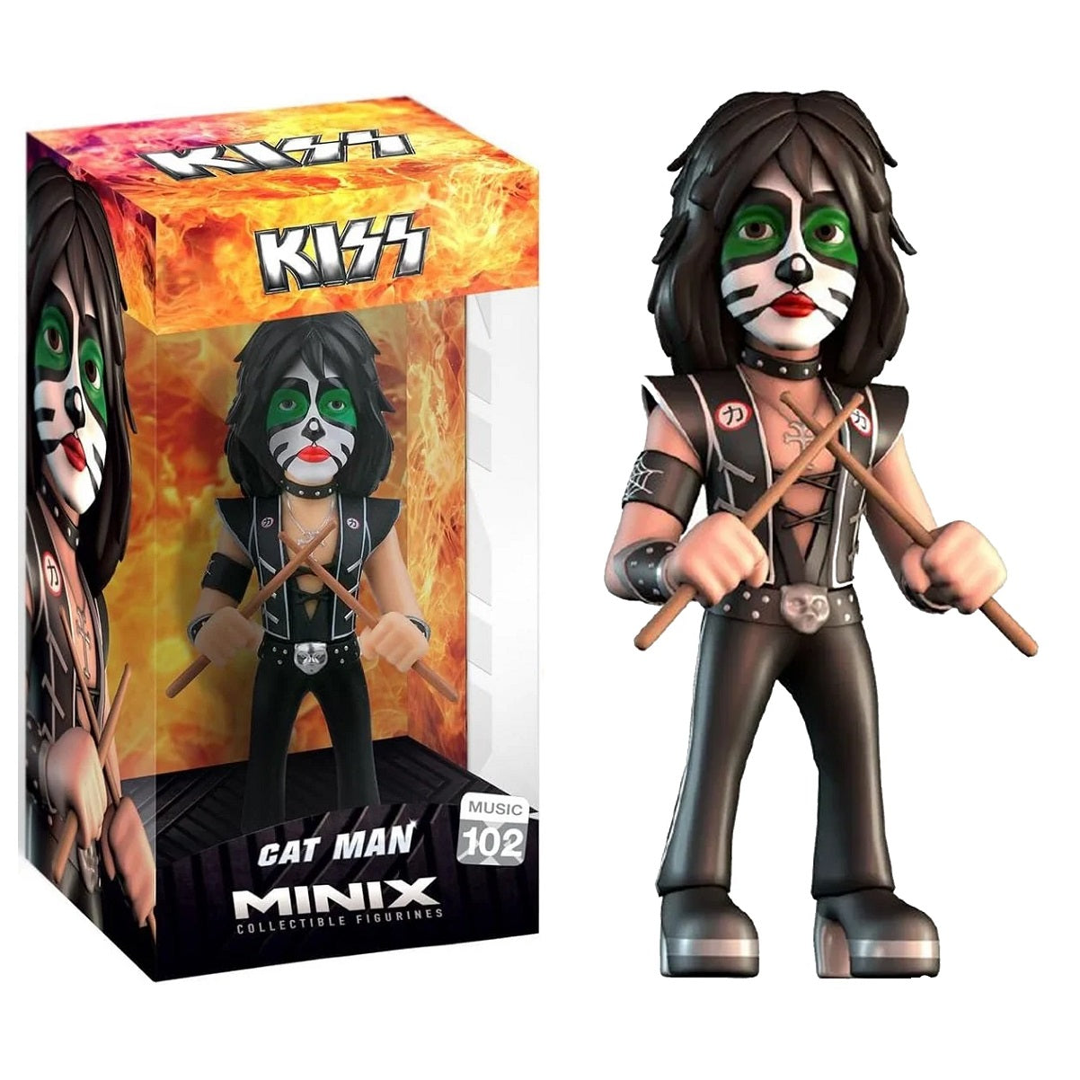 Minix - KISS Catman (Music 103) - Vinyl Figure Peter Criss 10Cm Rock