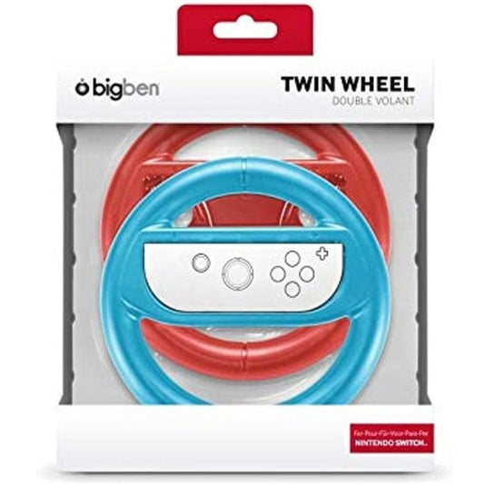 BIGBEN (TWIN WHEEL) DOPPIO VOLANTE PER CONTROLLER JOY-CON NINTENDO SWITCH AUTO