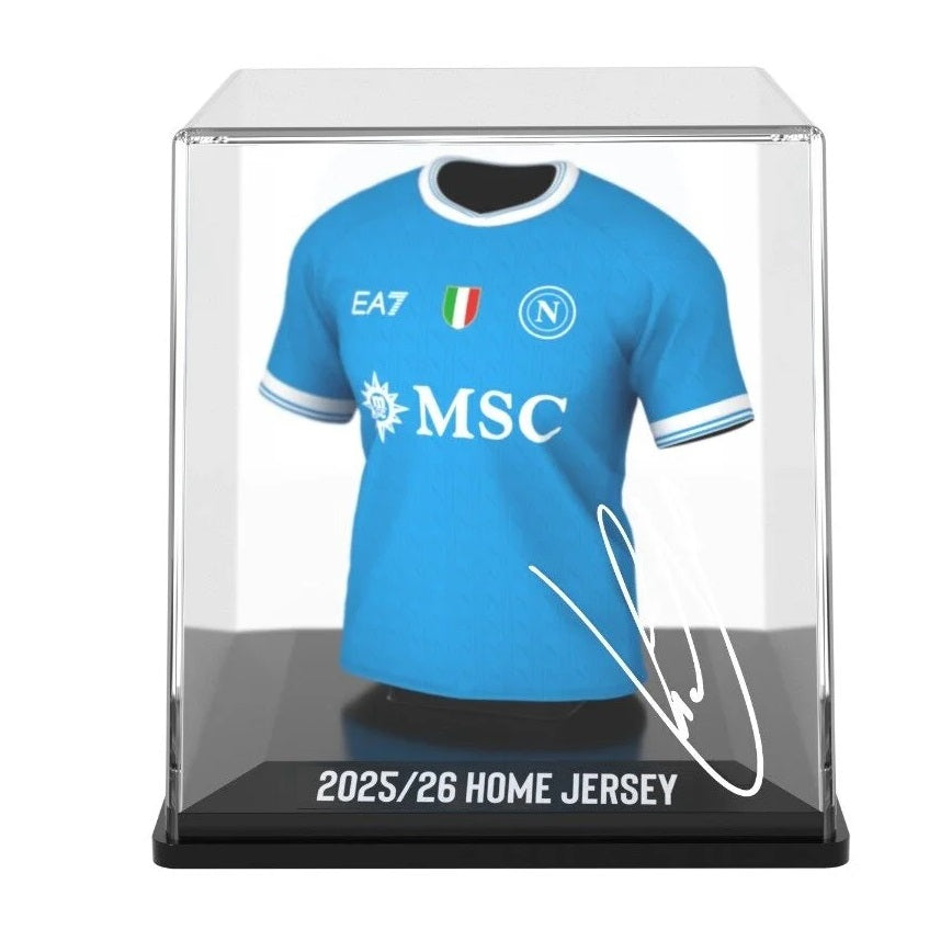 Splink FanCollex - Maglia SSC Napoli Home 25/26 Jersey 10cm Figure Calcio Da Collezione