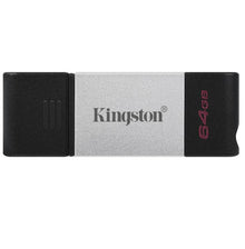 Kingston Pendrive 64Gb Otg Dt80/64Gb Usb Type C 3.2 Silver Argento Chiavetta Usb
