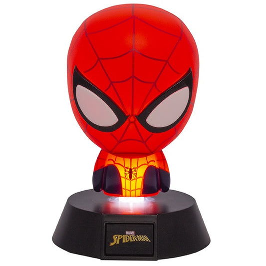 Paladone Icons Spider-Man Light Bdp Lampada Notte 3D Tavolo Gioco Led Pp6120Spm